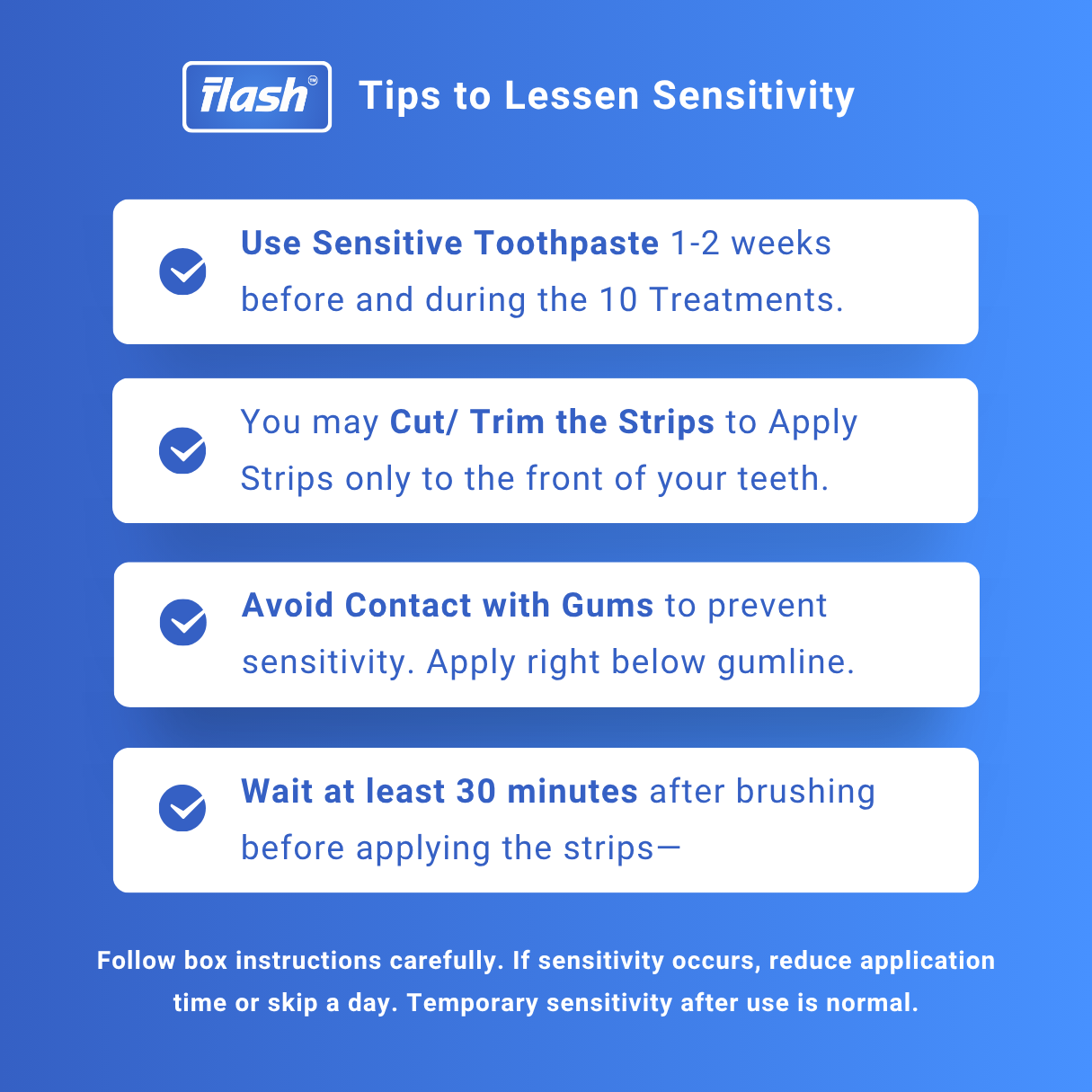 Flash Teeth Whitening Strips